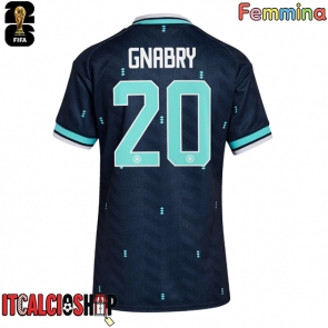 Germania Serge Gnabry #20 Seconda Maglia Femmina Mondiali 2026 Manica Corta